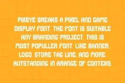 Pixbye Breaks - Pixel Font
