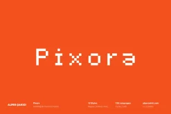 Pixora - Versatile Pixel Typeface