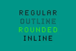 Pixora - Versatile Pixel Typeface