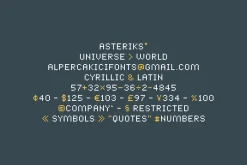 Pixora - Versatile Pixel Typeface