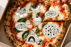 Pizza and Pasta Illustrations