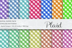 Plaid Seamless Pattern