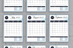 2025 Planner Template Layout