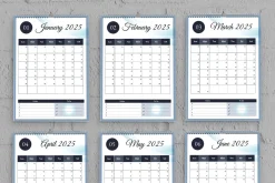 2025 Planner Template Layout