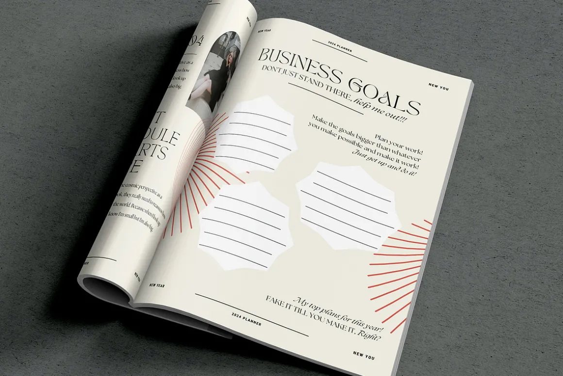 2024 Planner / Workbook for Canva
