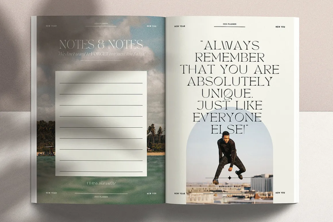 2024 Planner / Workbook for Canva