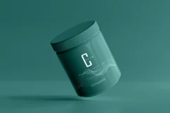 Plastic Cosmetic Jar Mockups