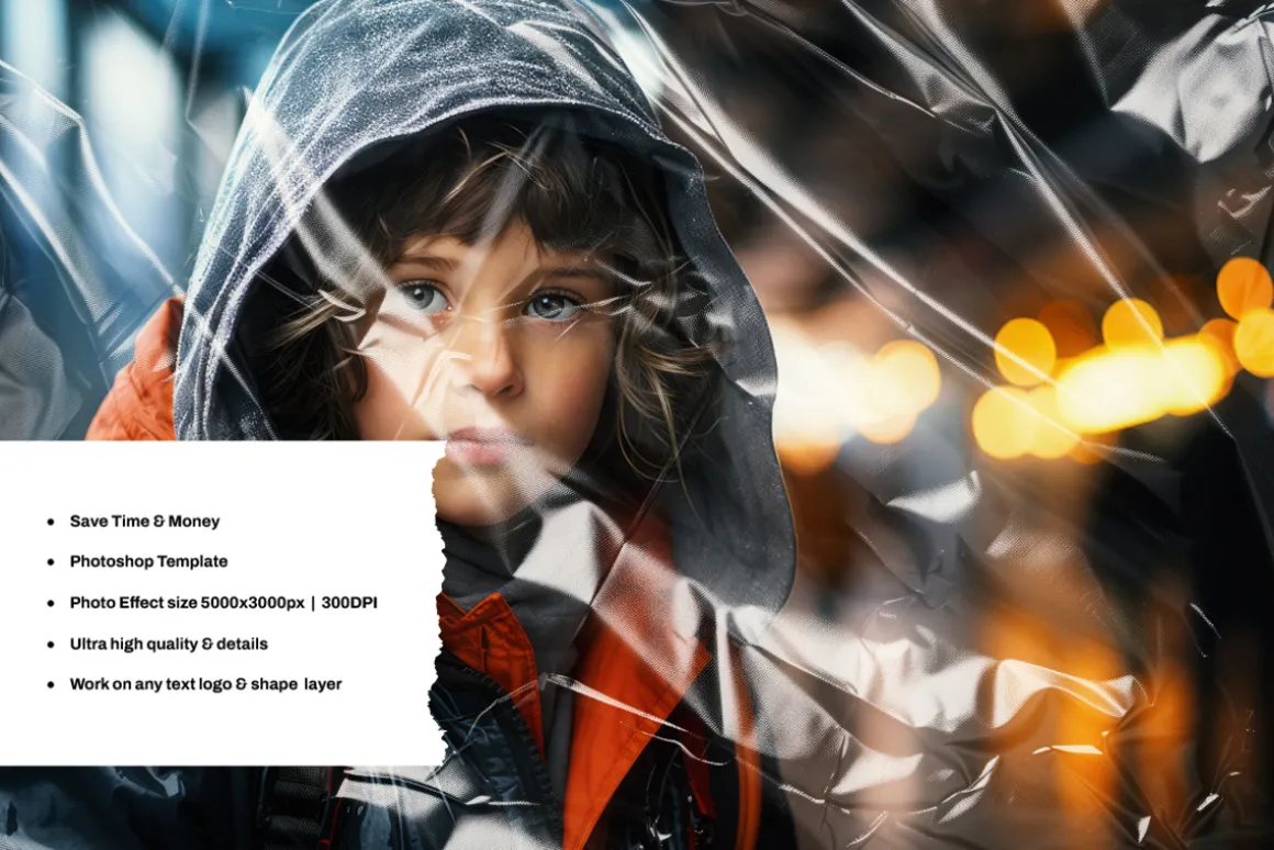 Plastic Overlay Photo Effect