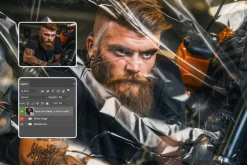 Plastic Overlay Photo Effect