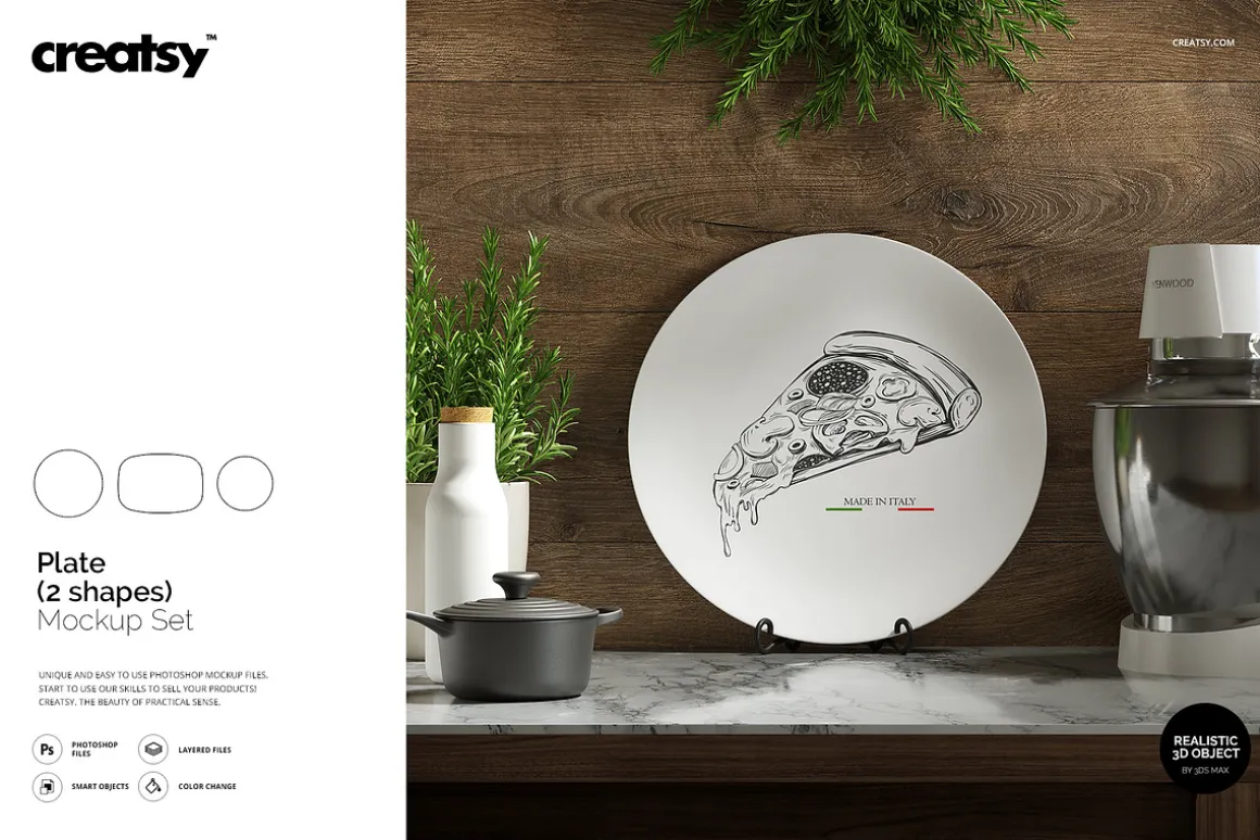 Plate Mockup Set