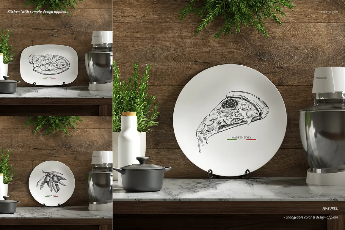 Plate Mockup Set