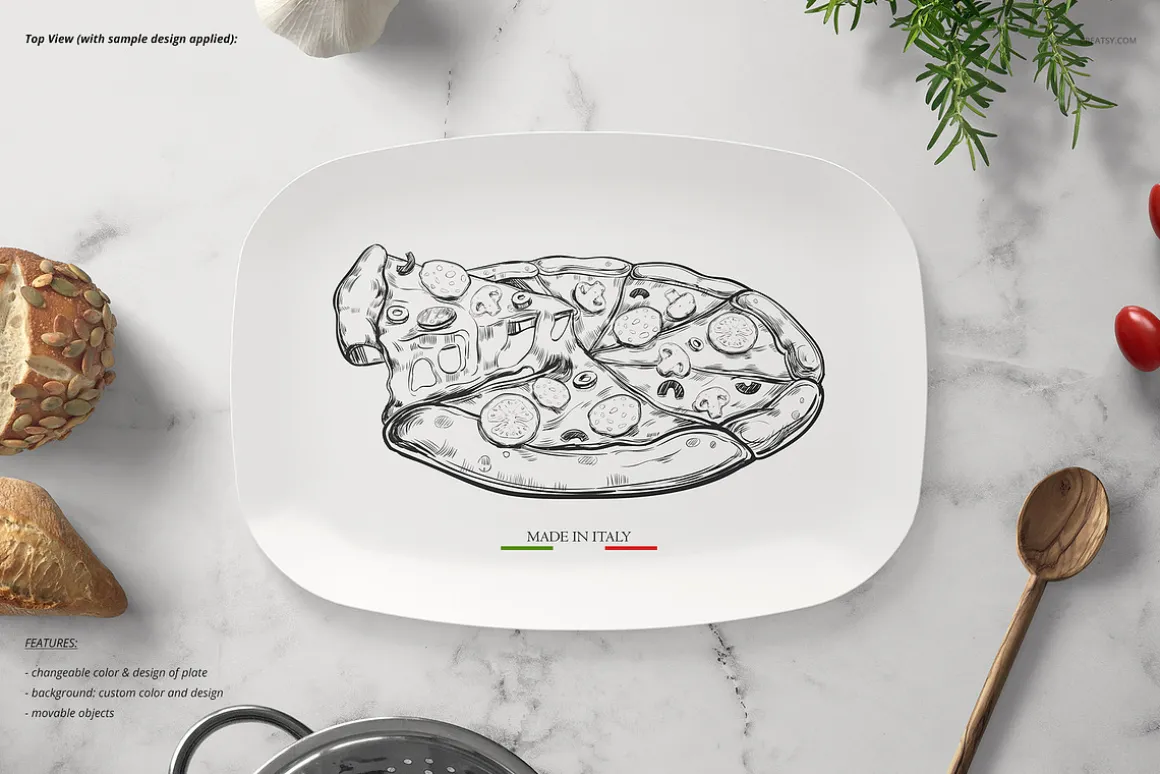 Plate Mockup Set