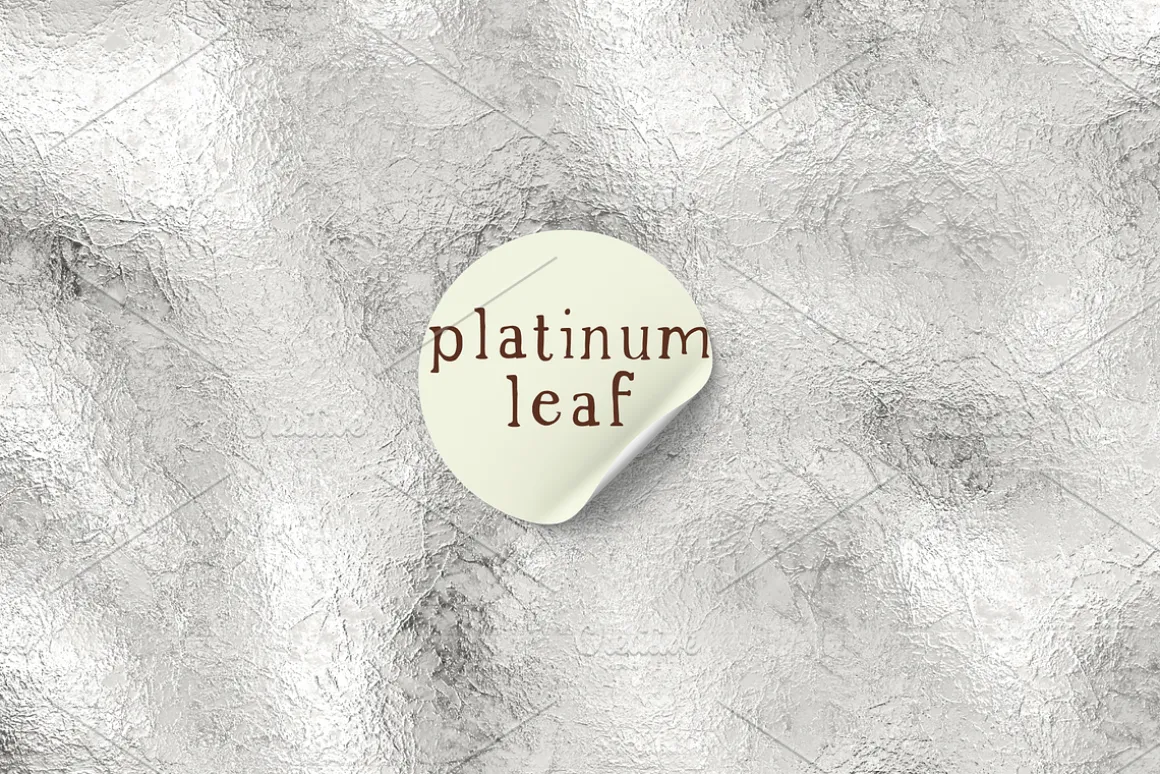 Platinum & Silver Foil Texture