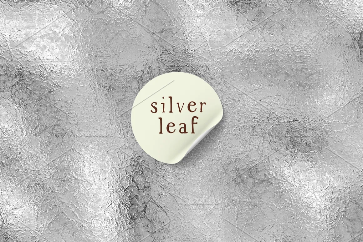Platinum & Silver Foil Texture