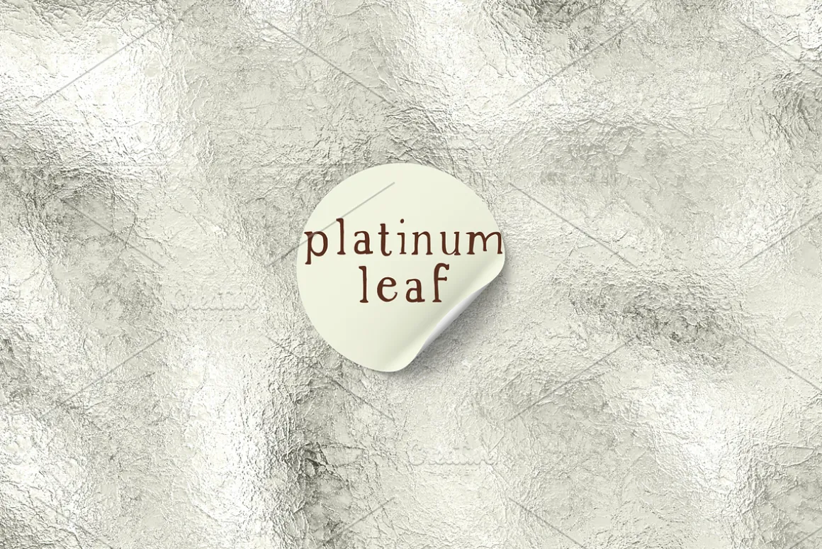 Platinum & Silver Foil Texture