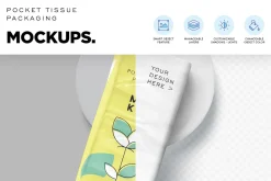 Pocket Tissue Packet Mockups