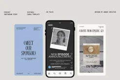20 Podcast Instagram Story Template