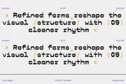 Podjog – Minimalist Monospace Font