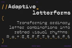 Podjog – Minimalist Monospace Font