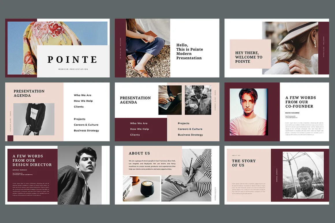 Pointe - Google Slides Template