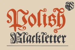 Polish Blackletter Schwabacher font