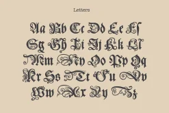 Polish Blackletter Schwabacher font