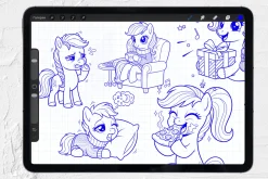 Pony Procreate Stamp Brushes Bundle
