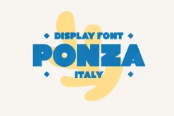 PONZA Display Font