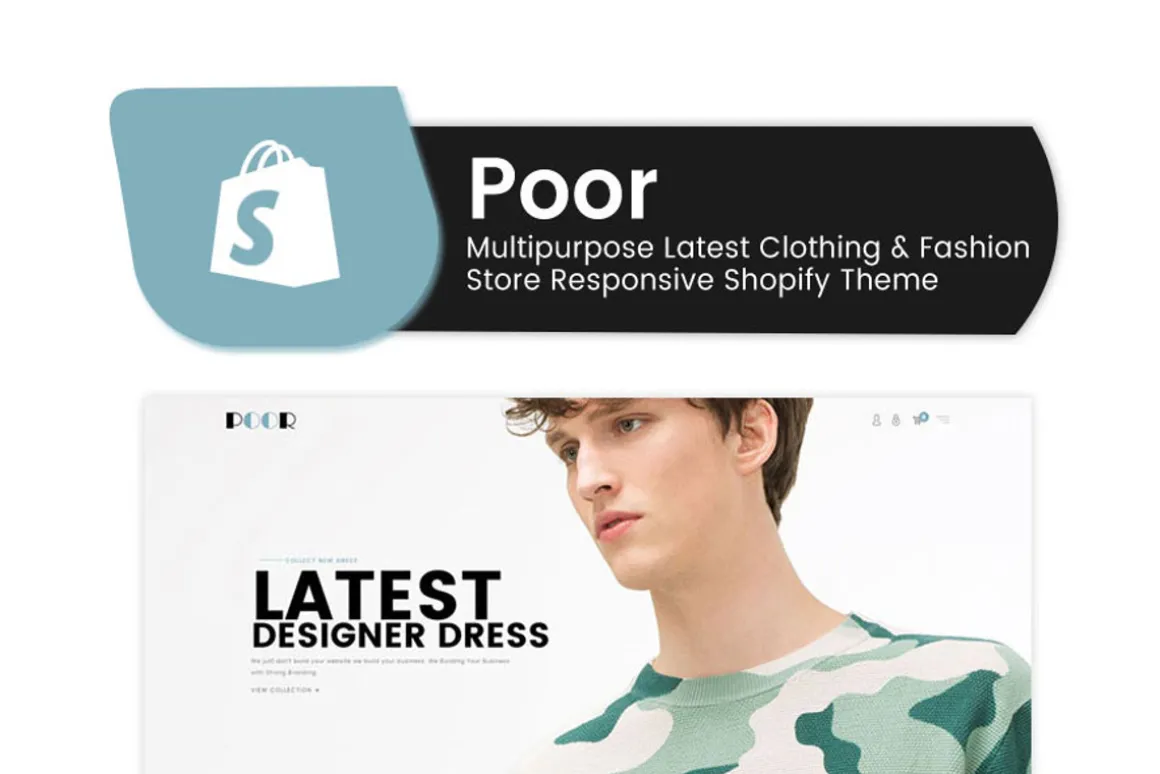 Poor - Fashion Store Shopify Theme