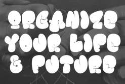 Poppoly Graffiti Bubble Display Font