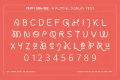 Poppy Bonfire - Modern Display Font