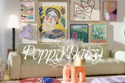 POPPY DAISY | frame & poster mockup