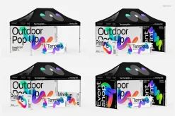Pop Up Tent 10x15 Mockup