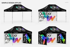 Pop Up Tent 10x15 Mockup