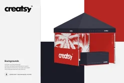 Pop Up Tent 10x10 Mockup