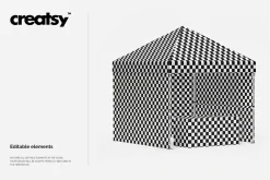 Pop Up Tent 10x10 Mockup