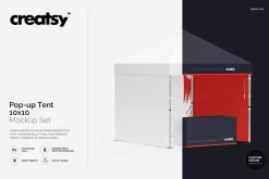 Pop Up Tent 10x10 Mockup