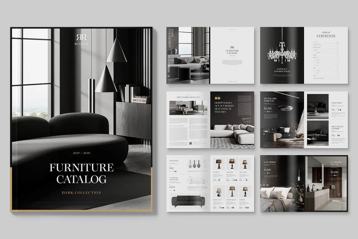 Portrait Catalog Template