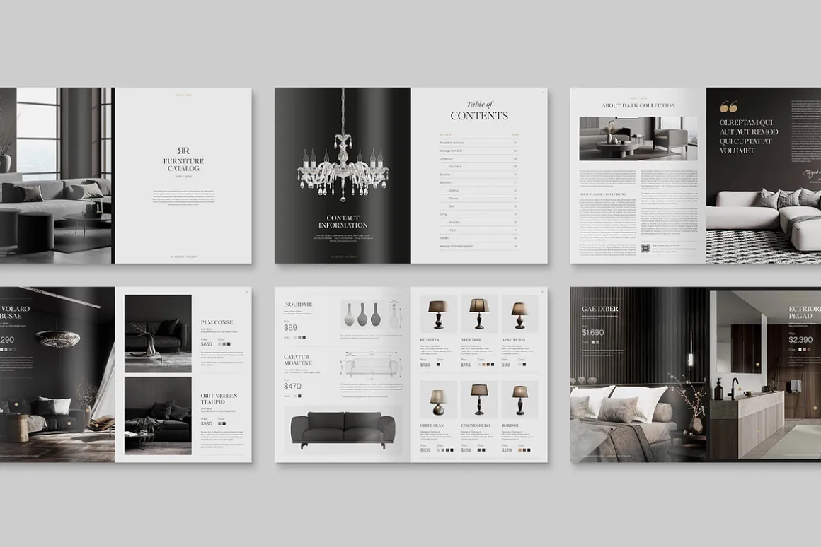 Portrait Catalog Template
