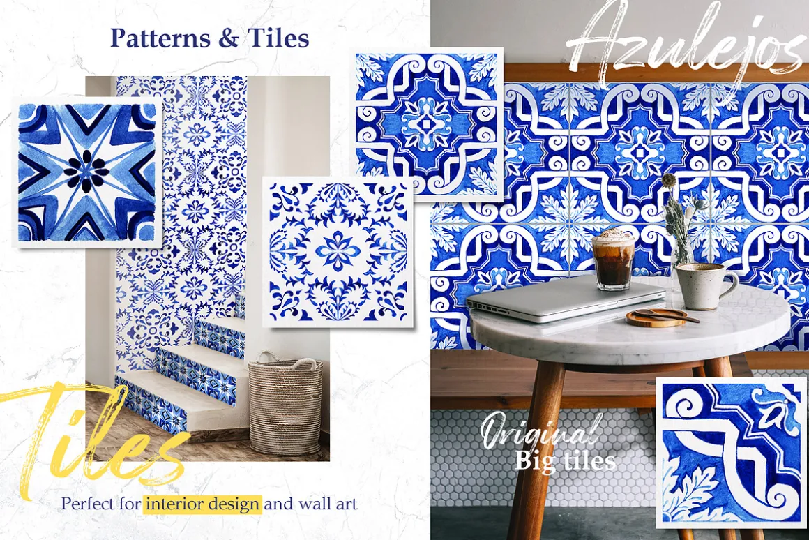 Portuguese Azulejos Tiles & Patterns