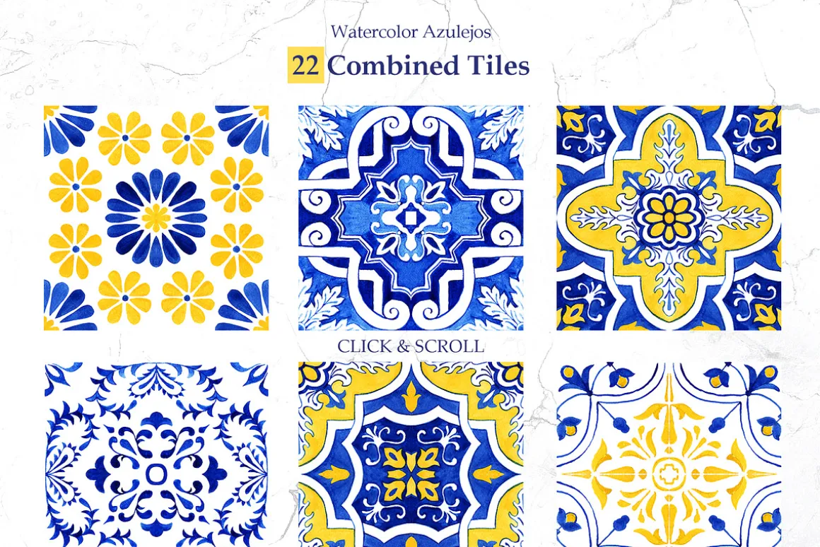Portuguese Azulejos Tiles & Patterns