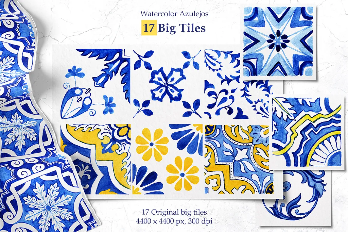 Portuguese Azulejos Tiles & Patterns