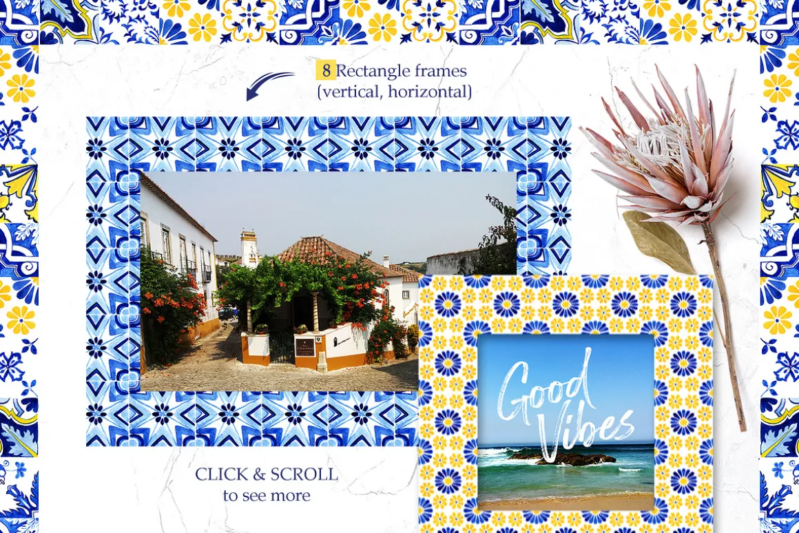Portuguese Azulejos Tiles & Patterns