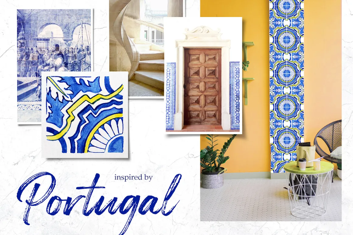 Portuguese Azulejos Tiles & Patterns