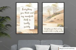 Positive Mind Printable Wall Art