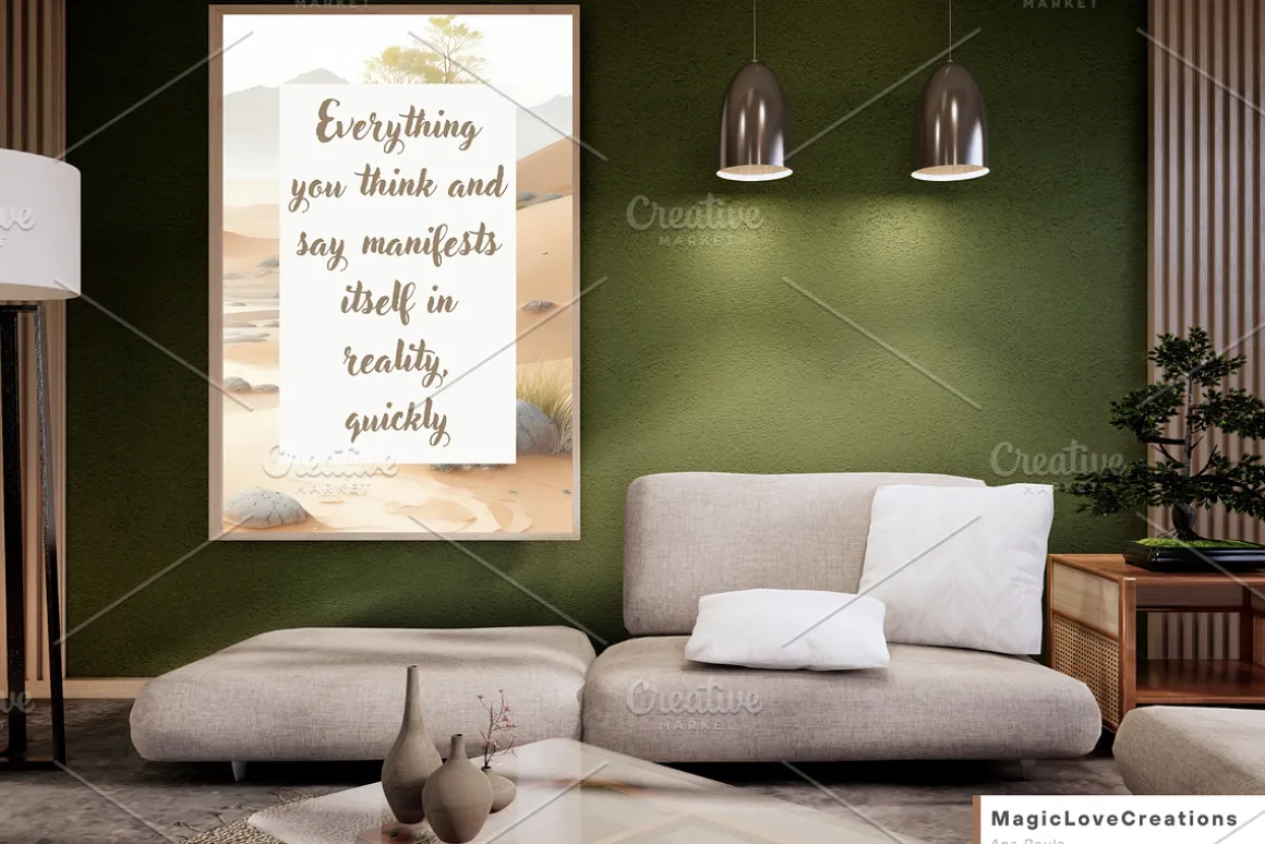 Positive Mind Printable Wall Art
