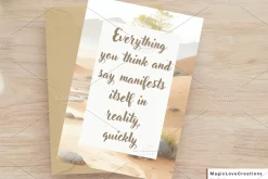 Positive Mind Printable Wall Art