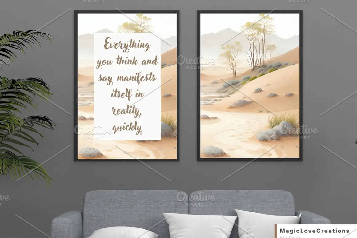Positive Mind Printable Wall Art