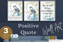 Positive Quote Printable Wall Art