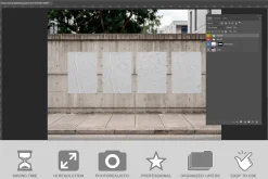 Posters Concrete Wall PSD